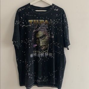 Tupac Shakur acid wash shirt
